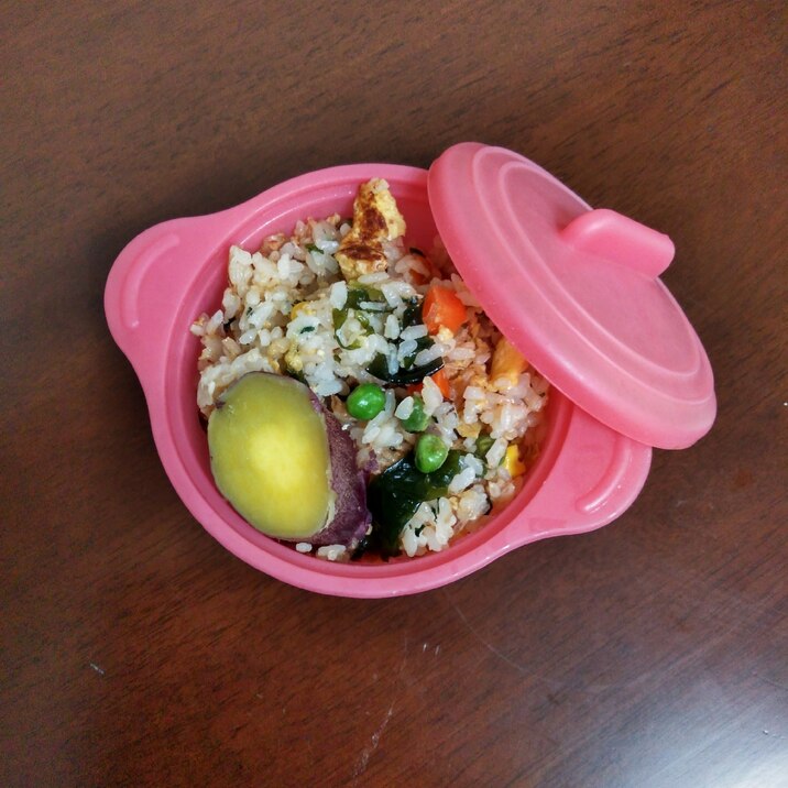 レンジ炒飯弁当